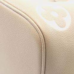 Pre Owned حقيبة لويس فيتون نيونوي إيم إم كتف بلونين جلد إمبريانت مونوغرامي بيج