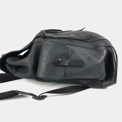 مملوكة مسبقًا حقيبة ظهر لويس فيتون كريستوفر مونوغرام توريلون جلد نوير سوداء MM