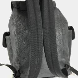 مملوكة مسبقًا حقيبة ظهر لويس فيتون كريستوفر مونوغرام توريلون جلد نوير سوداء MM