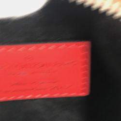 Pre Owned حقيبة كتف لوي فويتون إبي سوبريم تعاون دانوب بي بي ام بوشت جلد أحمر