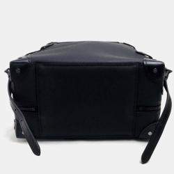 Pre Owned حقيبة ظهر لوي فيتون تايغا رينبو سوفت ترانك جلد أسود PM