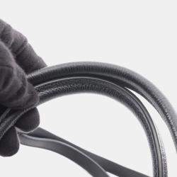 Pre Owned Louis Vuitton On The Go Mm Two-Tone Tote Bag In Monogram Empreinte Grained Leather Black And Beige