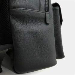 Pre Owned Louis Vuitton Lv Aerogram Takeoff Backpack/Daypack In Grained Leather Noir And Black