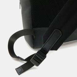 Pre Owned Louis Vuitton Lv Aerogram Takeoff Backpack/Daypack In Grained Leather Noir And Black