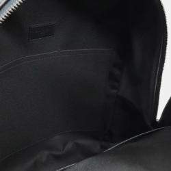 Pre Owned Louis Vuitton Lv Aerogram Takeoff Backpack/Daypack In Grained Leather Noir And Black