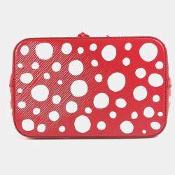 Pre Owned حقيبة كروس بودي لويس فويتون مونوغرام أمبرانتي نيونوي جلد أحمر