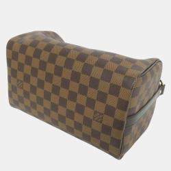 Pre Owned Louis Vuitton Damier Speedy Bandouliere 25Cm Boston Bag