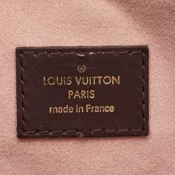 Pre Owned Louis Vuitton Normandy Brown/Pink Monogram Canvas and Leather Tote