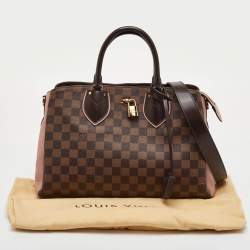 Pre Owned Louis Vuitton Normandy Brown/Pink Monogram Canvas and Leather Tote