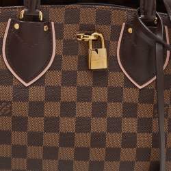 Pre Owned Louis Vuitton Normandy Brown/Pink Monogram Canvas and Leather Tote