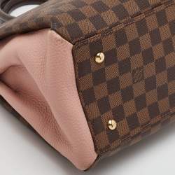 Pre Owned Louis Vuitton Normandy Brown/Pink Monogram Canvas and Leather Tote