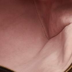 Pre Owned Louis Vuitton Normandy Brown/Pink Monogram Canvas and Leather Tote