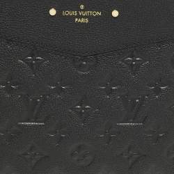 مملوكة مسبقًا Louis Vuitton Daily Black Monogram Empreinte Leather Pouch