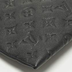 مملوكة مسبقًا Louis Vuitton Daily Black Monogram Empreinte Leather Pouch