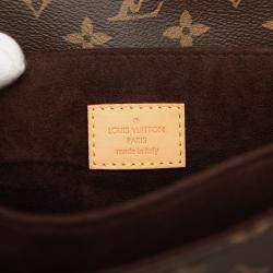 مملوكة مسبقًا Louis Vuitton Brown Monogram Pochette Metis