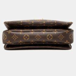 مملوكة مسبقًا Louis Vuitton Brown Monogram Pochette Metis