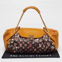 Pre Owned Louis Vuitton Aquarelle Jamais Limited Edition Richard Prince Monogram Watercolor Canvas Bag