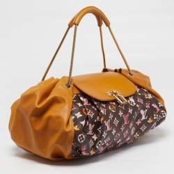 Pre Owned Louis Vuitton Aquarelle Jamais Limited Edition Richard Prince Monogram Watercolor Canvas Bag