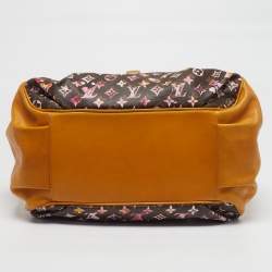 Pre Owned Louis Vuitton Aquarelle Jamais Limited Edition Richard Prince Monogram Watercolor Canvas Bag