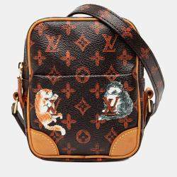 Pre Owned Louis Vuitton Brown Grace Coddington Catogram Paname PM