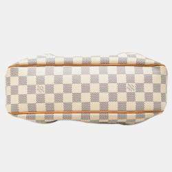 Pre Owned Louis Vuitton White Damier Azur Siracusa PM