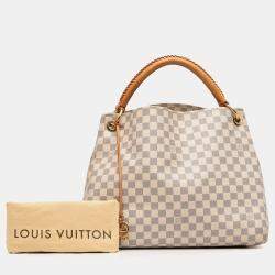 مملوكة مسبقًا Louis Vuitton White Damier Azur Artsy MM