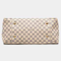 مملوكة مسبقًا Louis Vuitton White Damier Azur Artsy MM