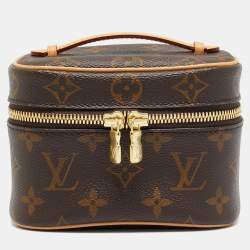 Pre Owned Louis Vuitton Nice Nano Monogram Canvas Cosmetic Case
