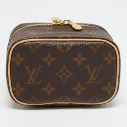 Pre Owned حافظة مستحضرات تجميل لوي فيتون "نايس نانو" كانفاس مونوغرام