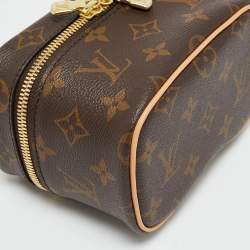 Pre Owned حافظة مستحضرات تجميل لوي فيتون "نايس نانو" كانفاس مونوغرام