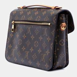 مملوكة مسبقًا Louis Vuitton Brown Monogram Pochette Metis