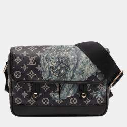 مملوكة مسبقًا Louis Vuitton Blue Chapman Brothers Monogram Savane Messenger PM
