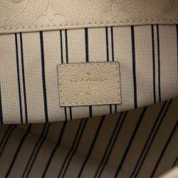 Pre Owned Louis Vuitton White Monogram Empreinte Artsy MM