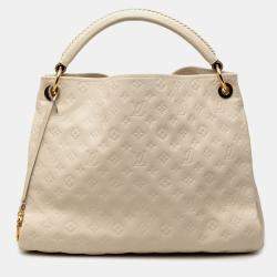 Pre Owned Louis Vuitton White Monogram Empreinte Artsy MM