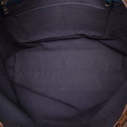 مملوكة مسبقًا Louis Vuitton Blue Brown Damier Ebene Pocket Cabas