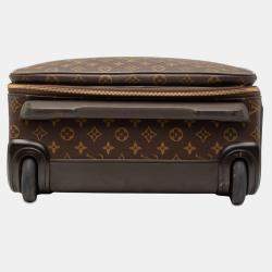 مملوكة مسبقًا حقيبة سفر لوي فيتون بيجاس 55 مونوجرام بني بيزنس