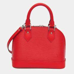 Pre Owned Louis Vuitton Coquelicots Epi Alma BB Shoulder Bag 