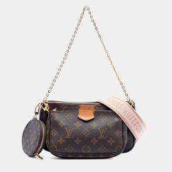 Pre Owned Louis Vuitton Brown Monogram Multi Pochette Accessoires