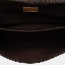 مملوكة مسبقًا Louis Vuitton Brown Monogram Pochette Metis