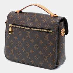 مملوكة مسبقًا Louis Vuitton Brown Monogram Pochette Metis