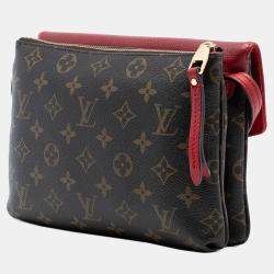مملوكة مسبقًا Louis Vuitton Brown Red Monogram Twice