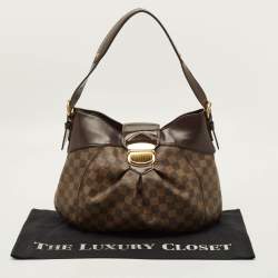 Pre Owned حقيبة لوي فيتون سيستينا GM قماش دامير إبن