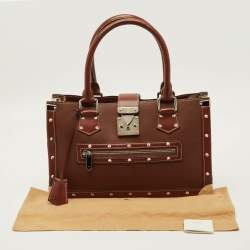 Pre Owned Louis Vuitton Le Fabuleux Brown Suhali Leather Bag