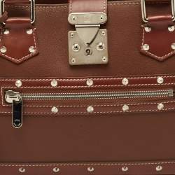 Pre Owned Louis Vuitton Le Fabuleux Brown Suhali Leather Bag