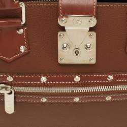 Pre Owned Louis Vuitton Le Fabuleux Brown Suhali Leather Bag