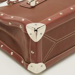 Pre Owned Louis Vuitton Le Fabuleux Brown Suhali Leather Bag