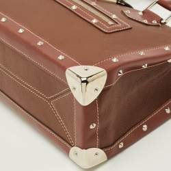 Pre Owned Louis Vuitton Le Fabuleux Brown Suhali Leather Bag