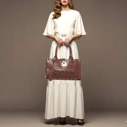 Pre Owned Louis Vuitton Le Fabuleux Brown Suhali Leather Bag