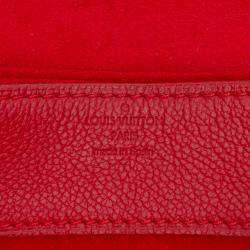 Pre Owned Louis Vuitton Brown Red Monogram Pallas Chain