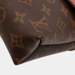 Pre Owned Louis Vuitton Brown Red Monogram Pallas Chain